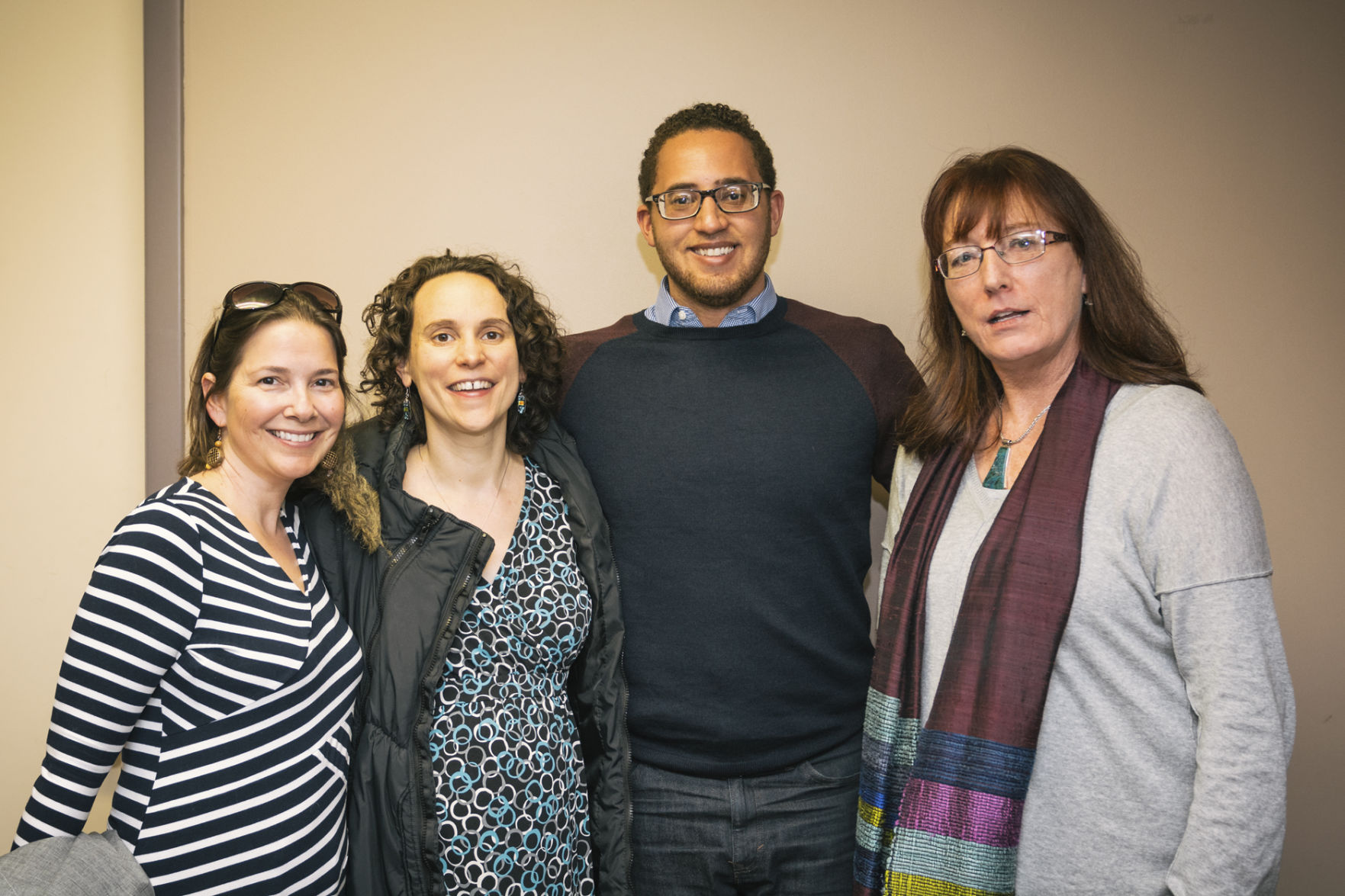 Kerry DeLisa, Sue Schwartz, Svante Myrick and Gertrude Noden